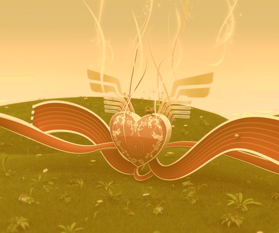 Валентинка обои