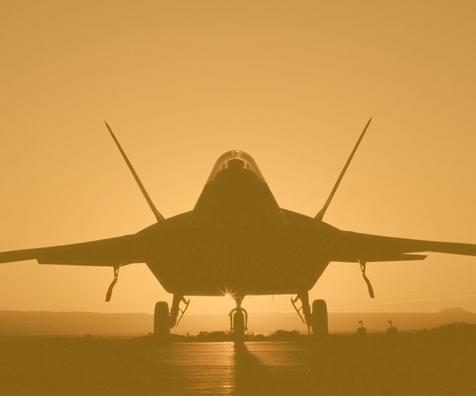 Истребитель F22 обои