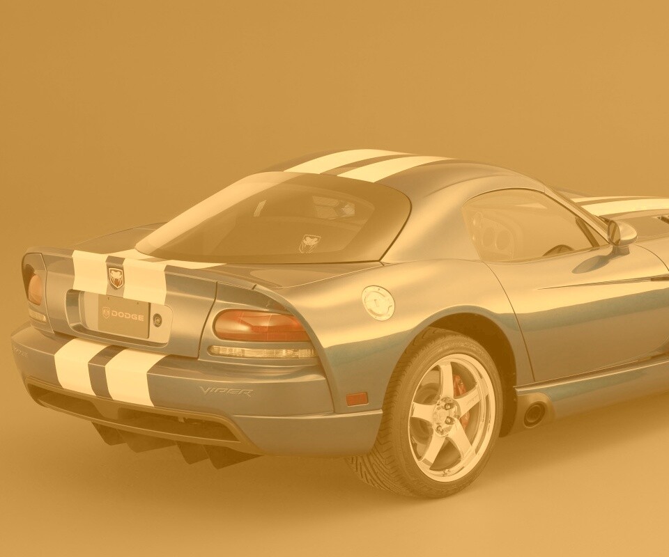 Синий Dodge Viper обои