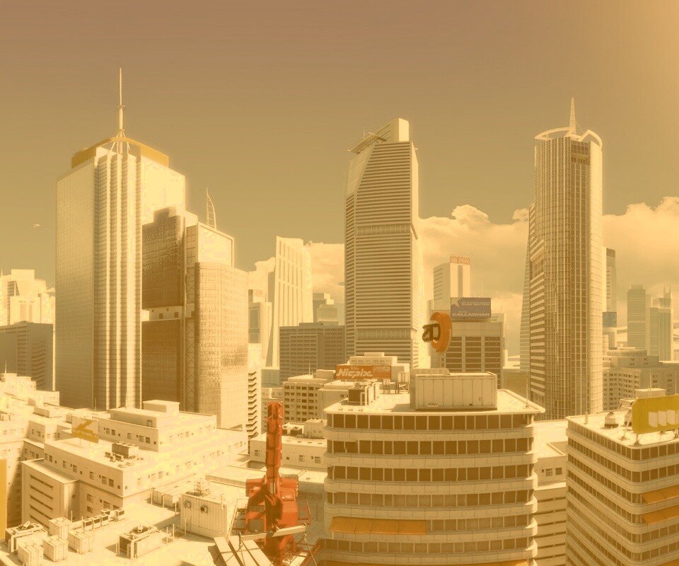 Город Mirrors Edge обои
