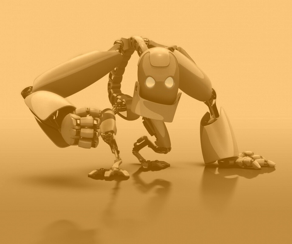 Крадущийся робот обои