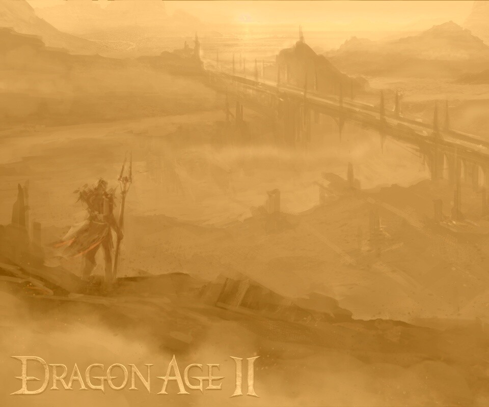 Пейзаж Dragon Age обои