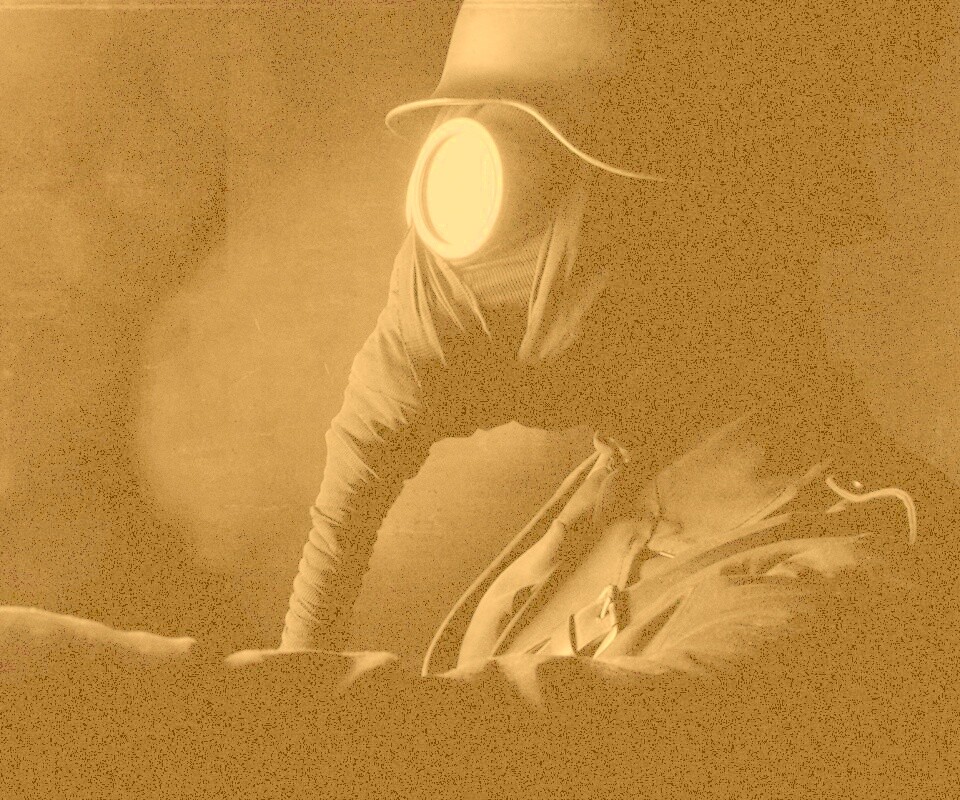 В противогазе обои