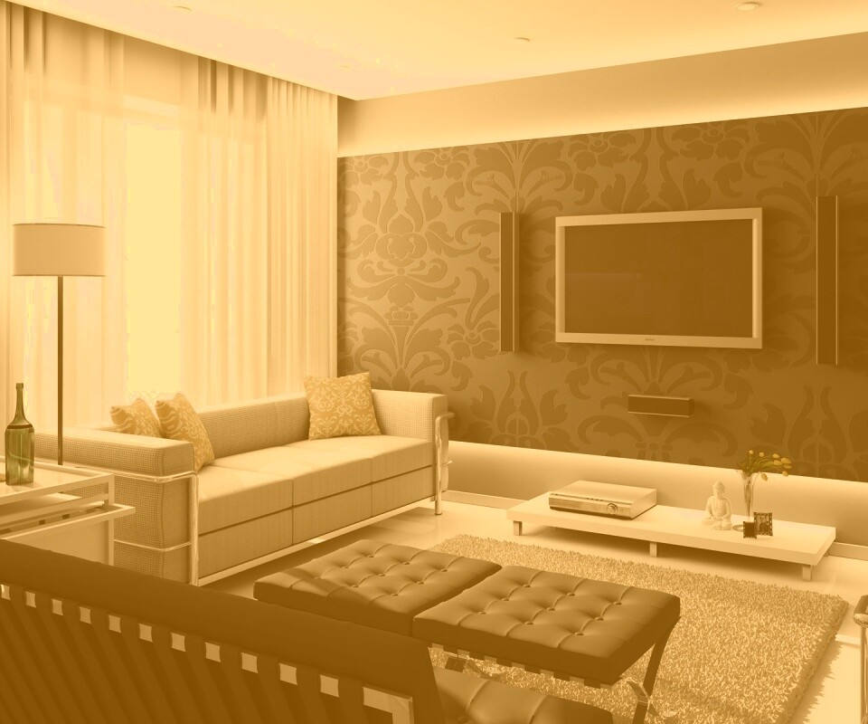 Современная комната обои