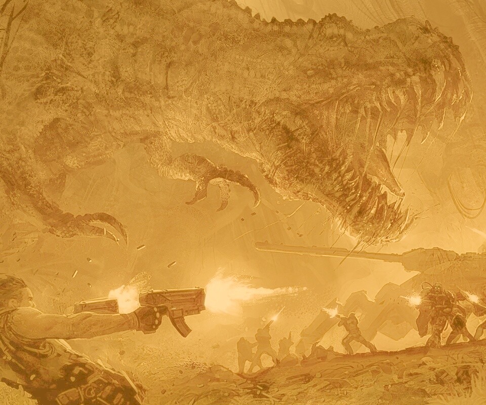 Динозавр обои