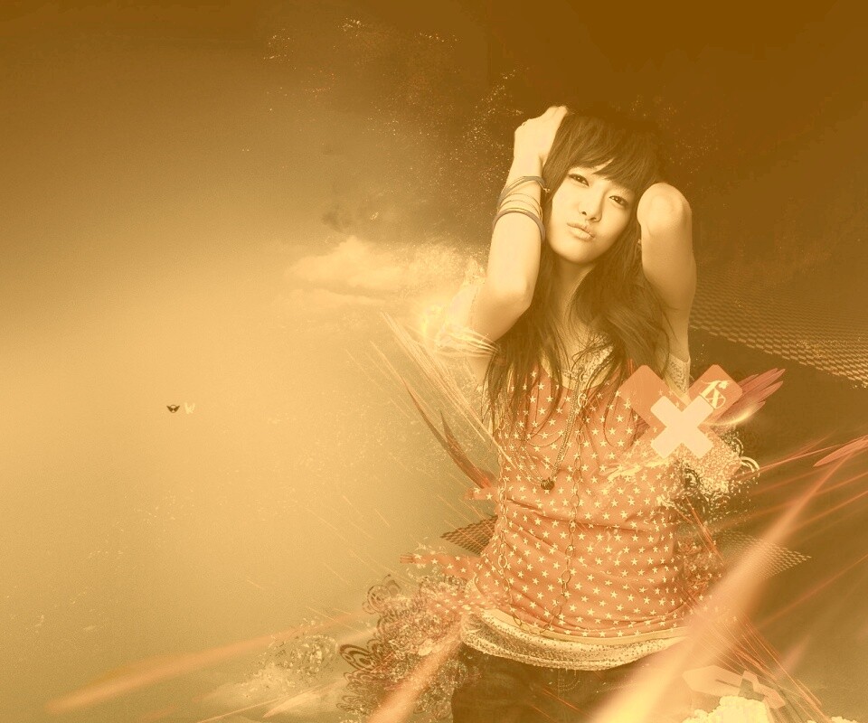 Гламурная китаянка обои