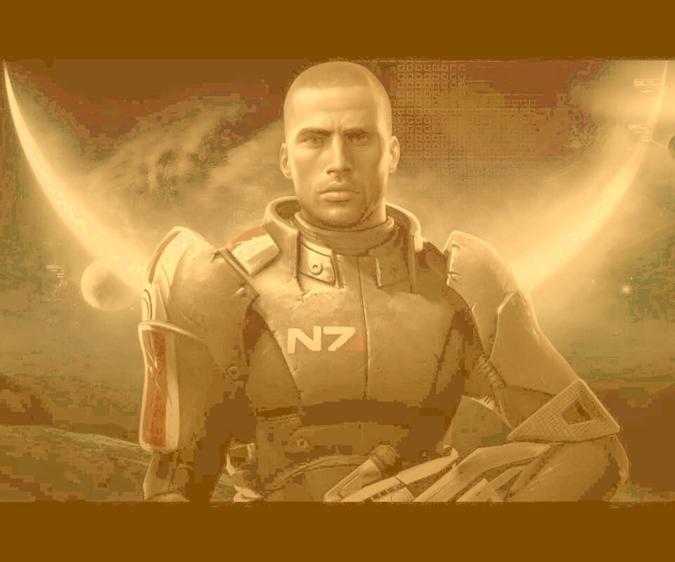 Шепард из Mass Effect обои