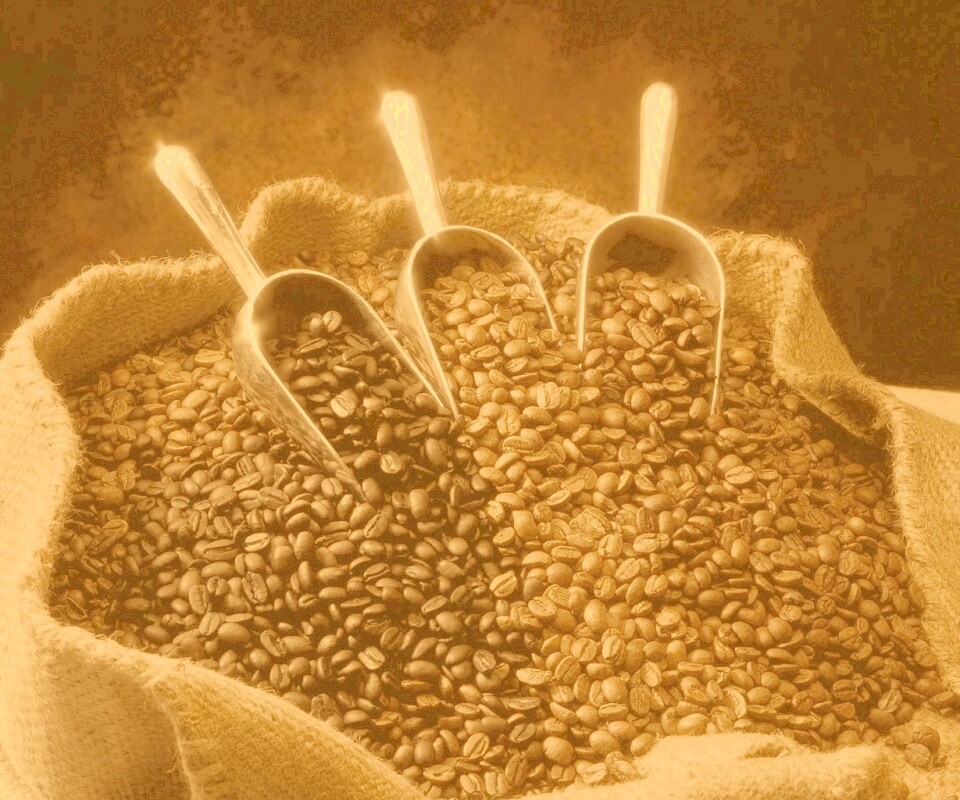 Мешок кофейных зерен обои