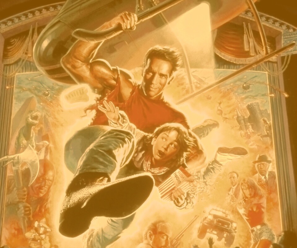 Последний герой боевика обои