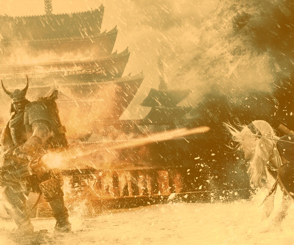 Куколка против самурая обои