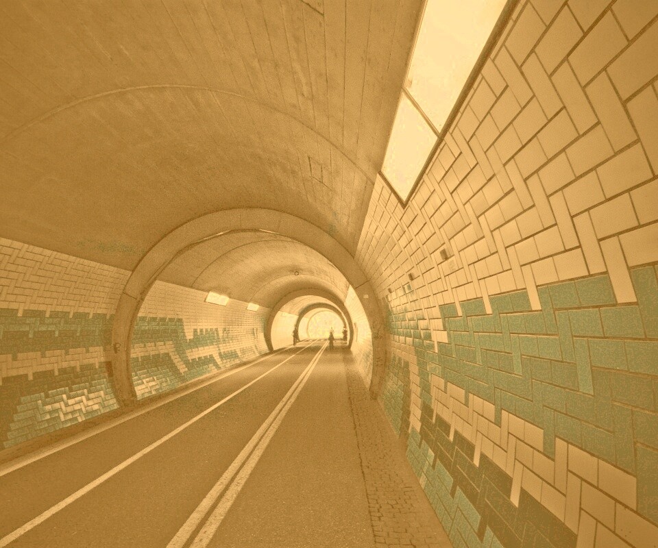 Пешеходный тоннель обои