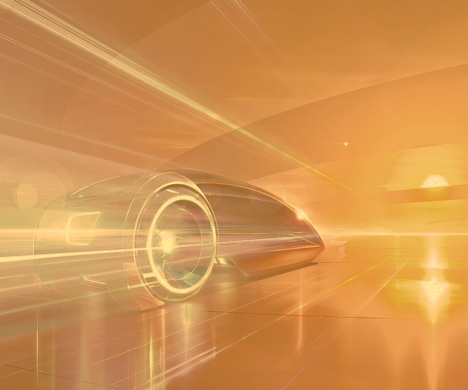 В закат обои