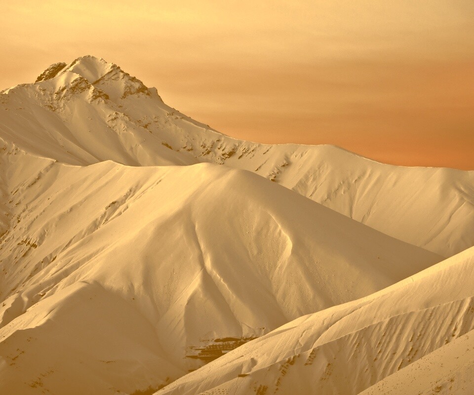 Снежные вершины обои