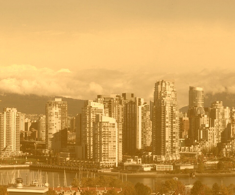 Панорама города обои