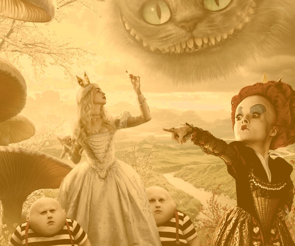 Персонажи из "Алиса в стране Чудес" обои