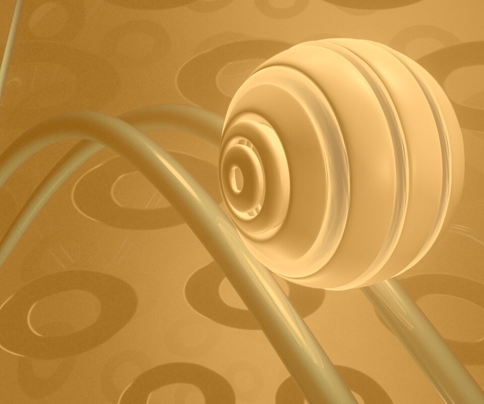 Шарик на рельсах американских горок обои