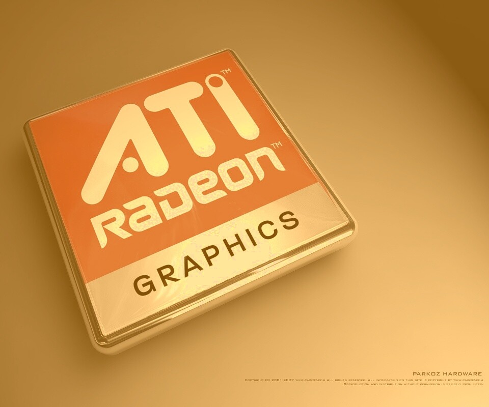 Логотип Ati Radeon Graphics обои