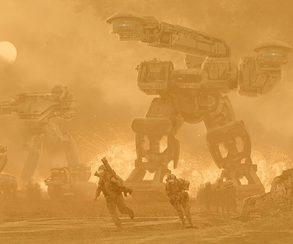 Война будущего обои