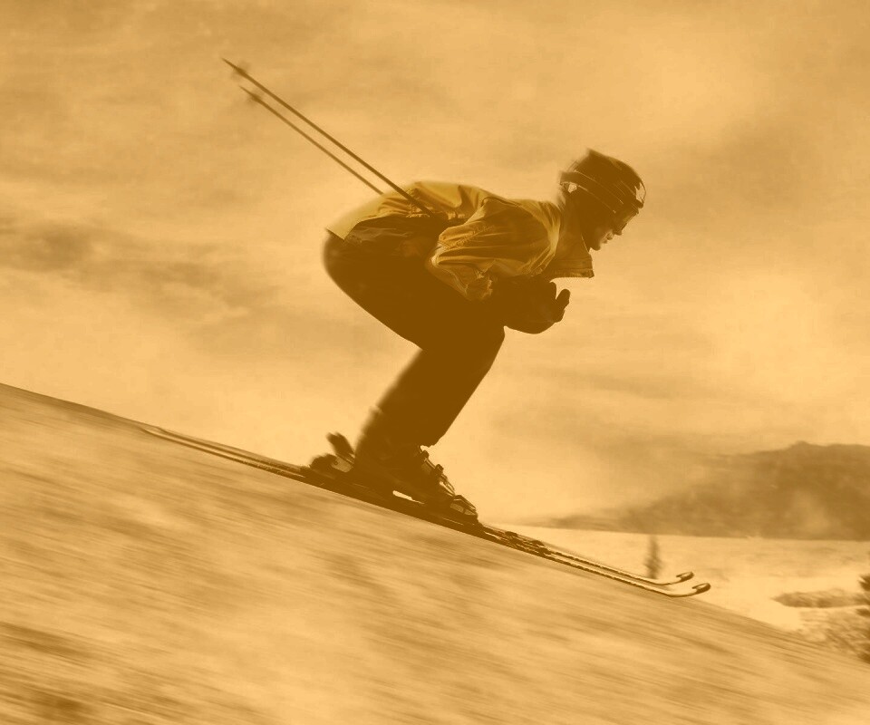 Горнолыжник обои