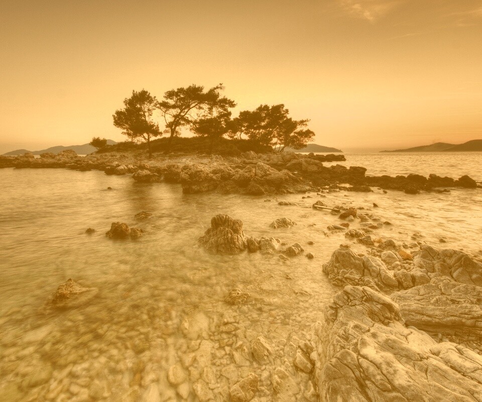 Каменный остров обои