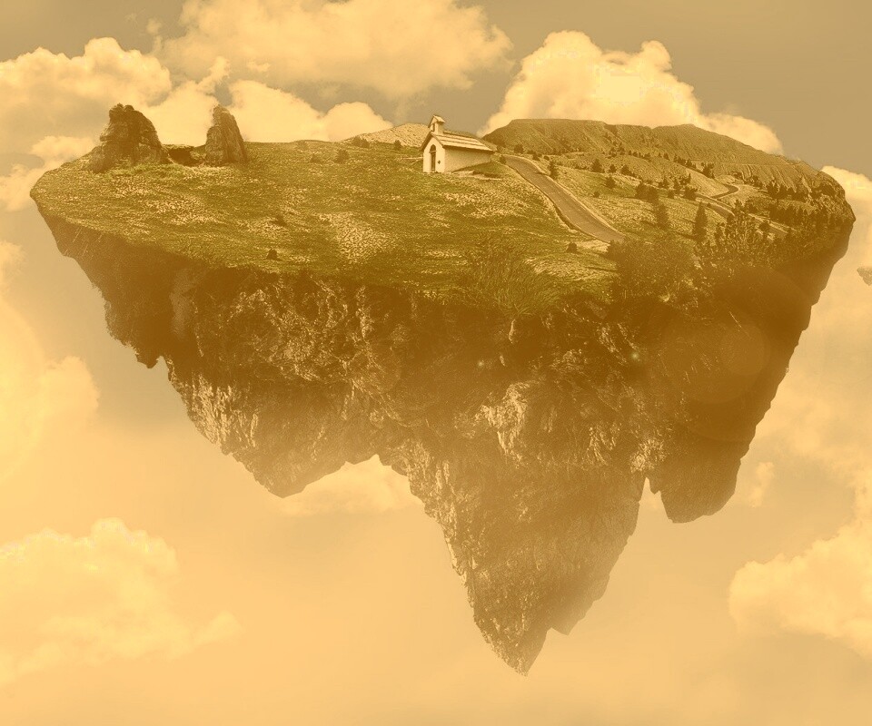 Летающий острв обои