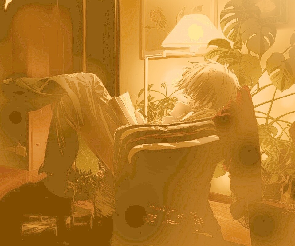 Парень чиатет книгу обои