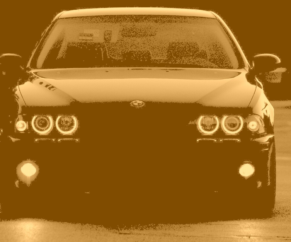 Чёрный BMW обои