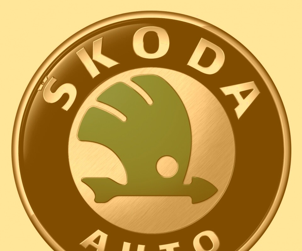 Логотип Skoda обои