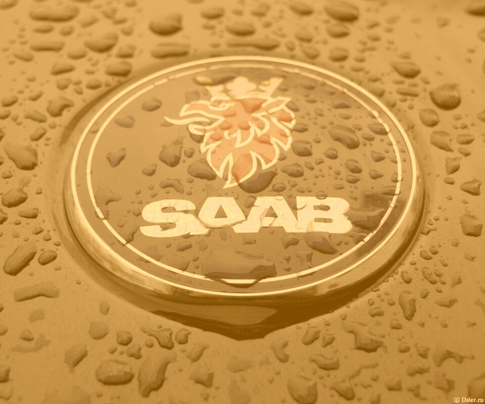 Логотип Saab обои