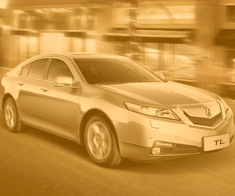 Acura в движении обои