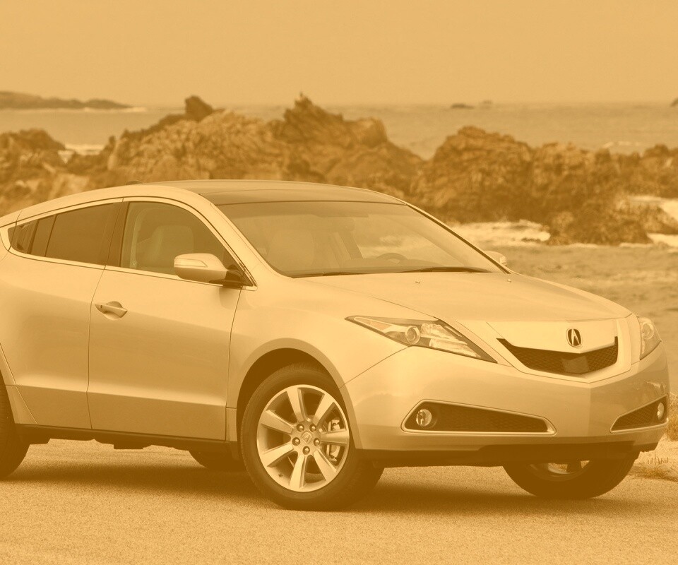 Acura на побережье обои