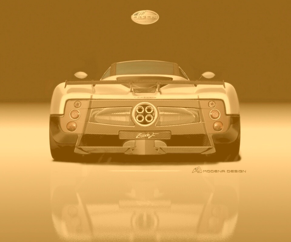 Pagani Zonda рендер обои