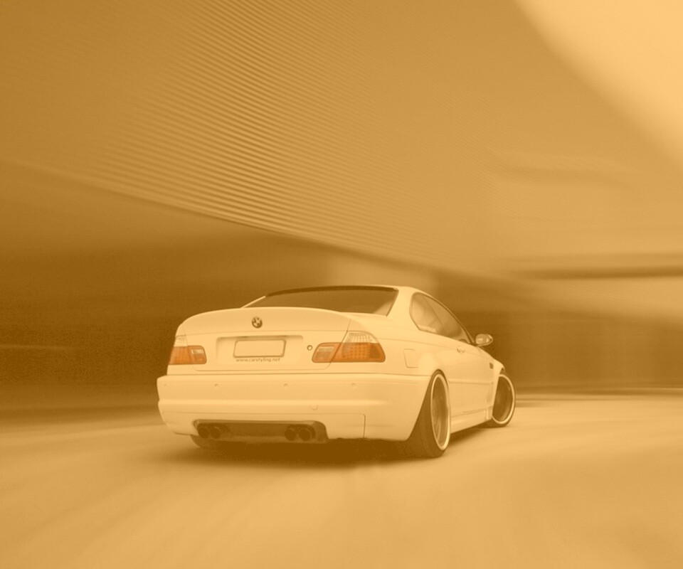 Белый БМВ обои