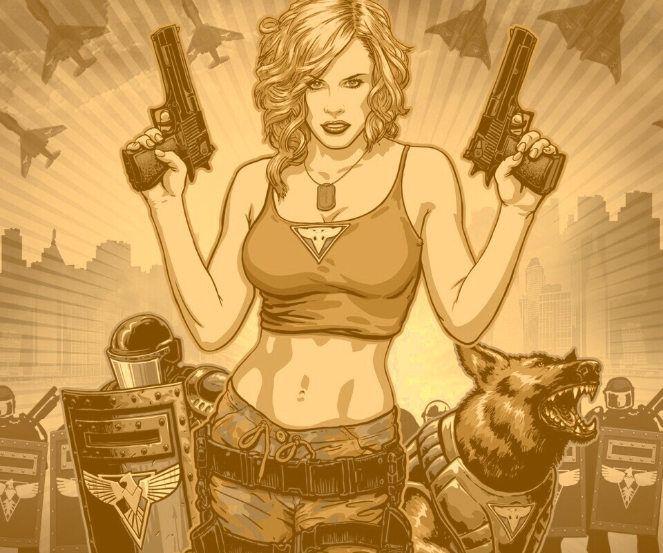 Таня из Red Alert 3 обои