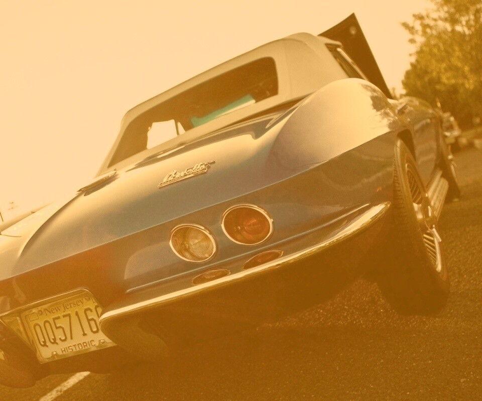 Ретро Chevrolet Corvette обои