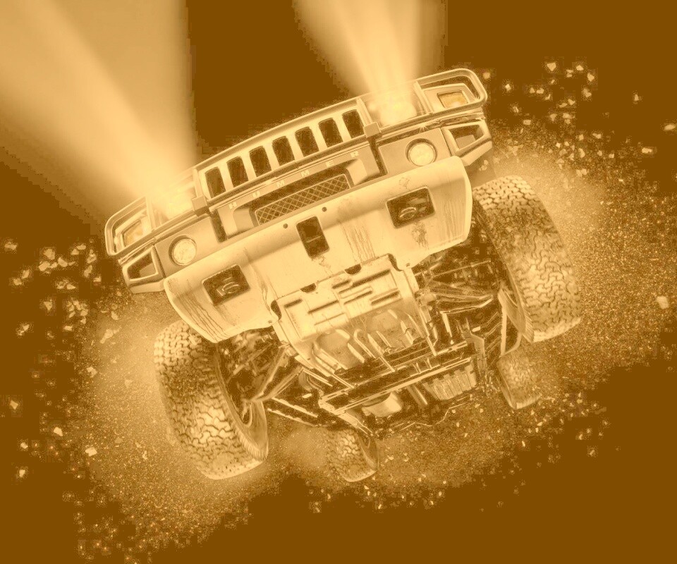 Хаммер в полете обои