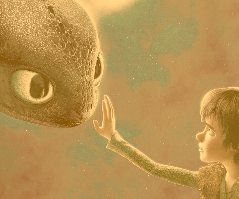 Как приручить дракона обои