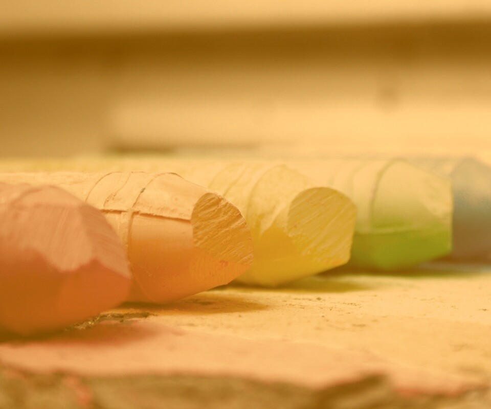 Цветные мелки обои