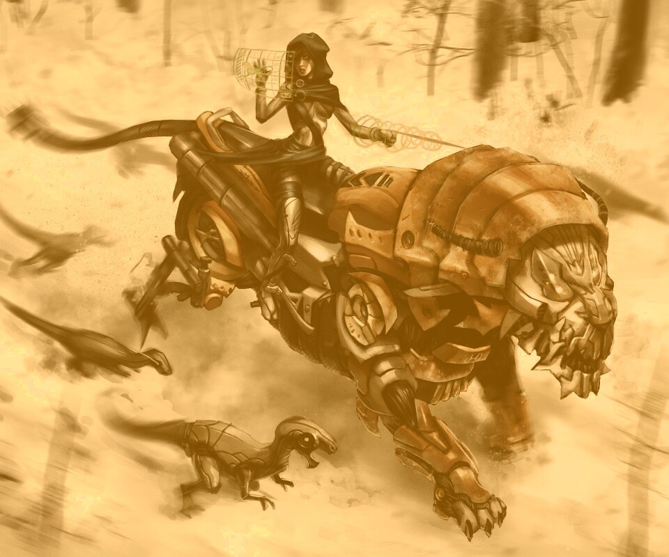 Кибернетическая погоня обои