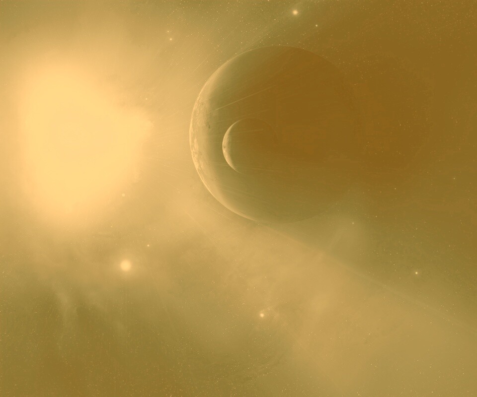 Перенасыщение голубым цветом обои