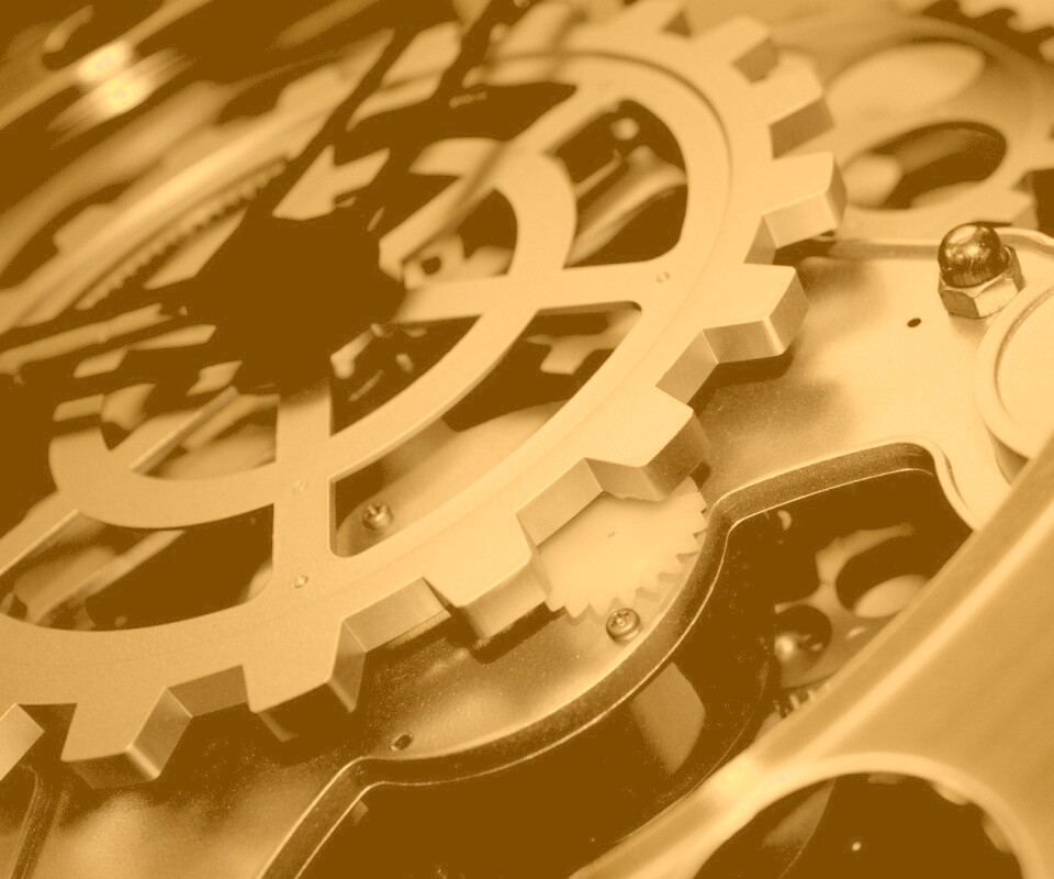 Механизм часов обои