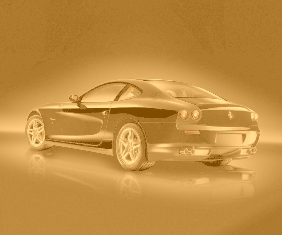 Черная Феррари обои