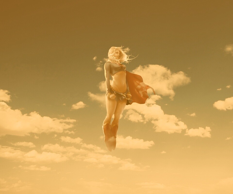 Супердевушка обои