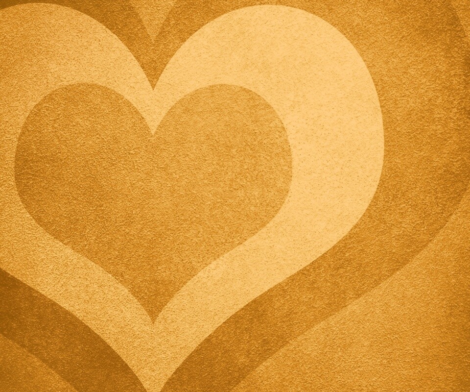 Песочное сердце обои