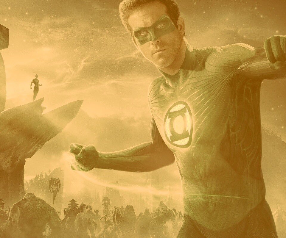 Зелёный фонарь обои