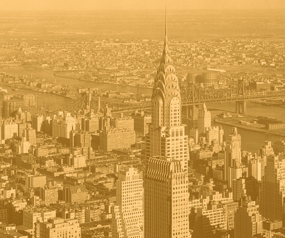 Панорама Нью-Йорка обои
