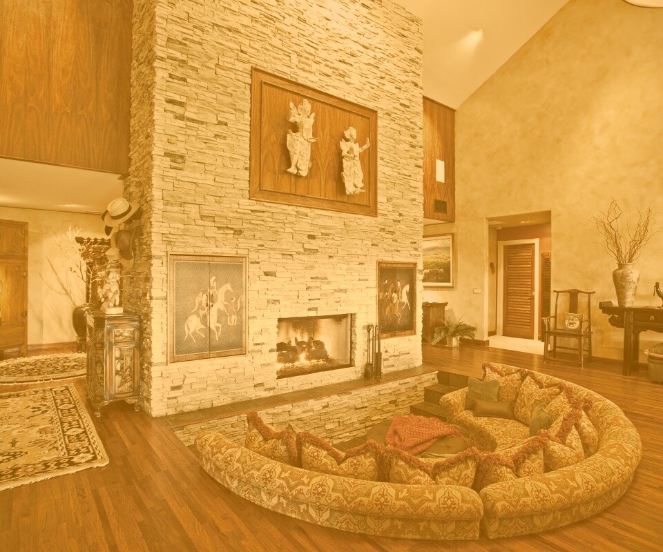 Интерьер гостинной обои