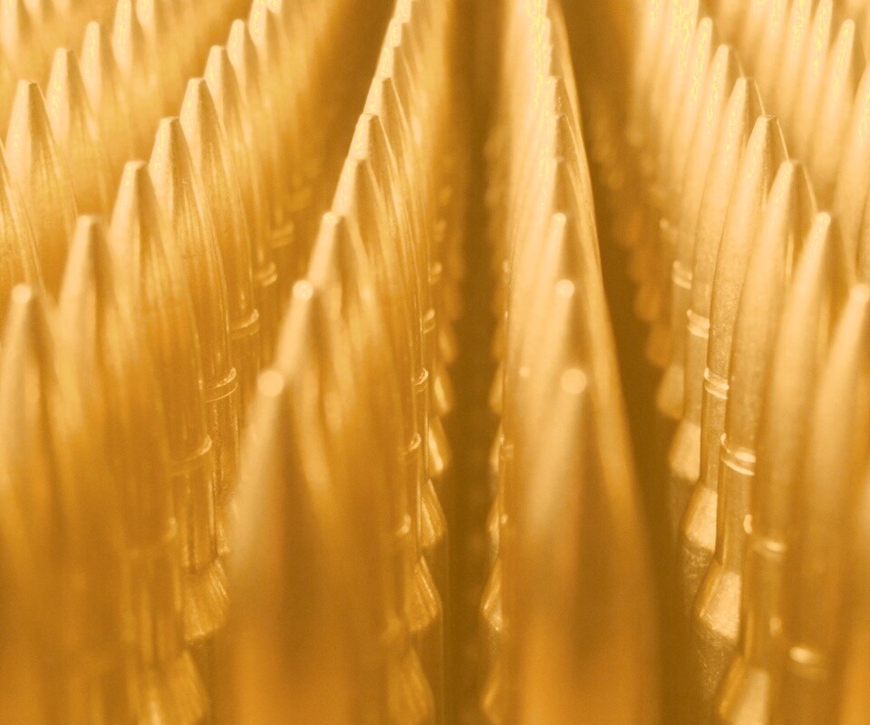 Стройные ряды патронов обои