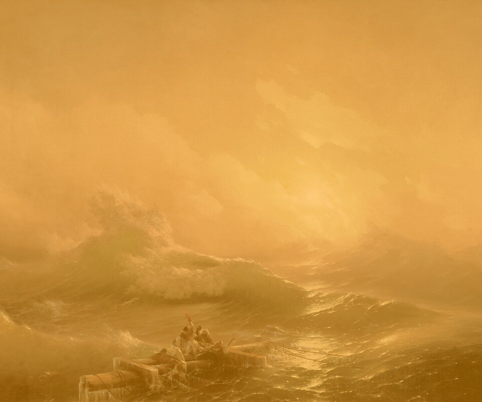 Айвазовский: Девятый вал обои