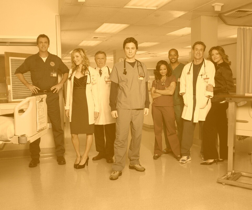 Герои сериала Клиника обои